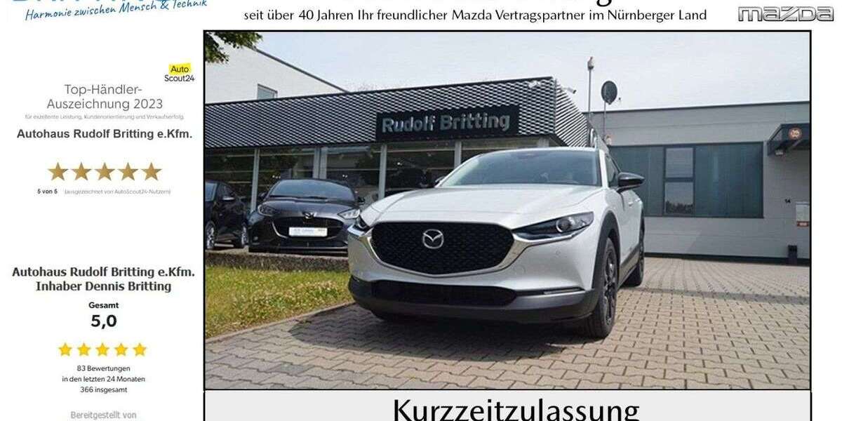 Mazda CX-30 7.000 km 27.390 &euro; Lauf an der Pegnitz 91207