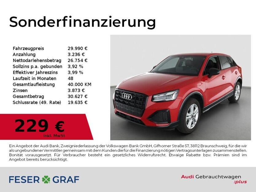 Audi Q2 9.995 km 29.990 € Dessau-Roßlau 06844