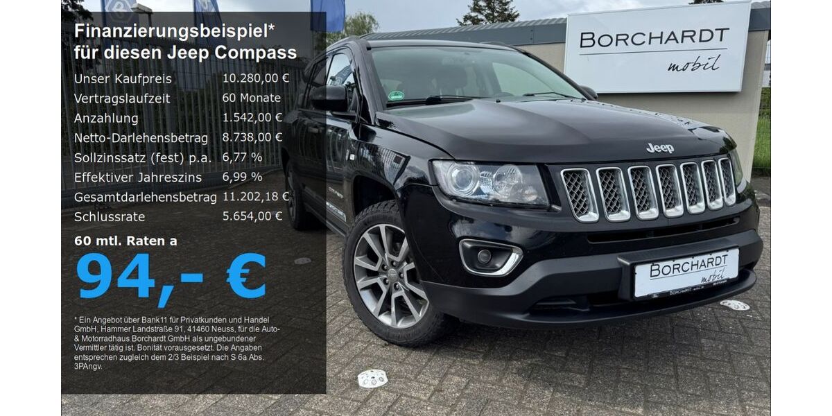 Jeep Compass 133.471 km 7.780 &euro; Stemwede - Dielingen 32351