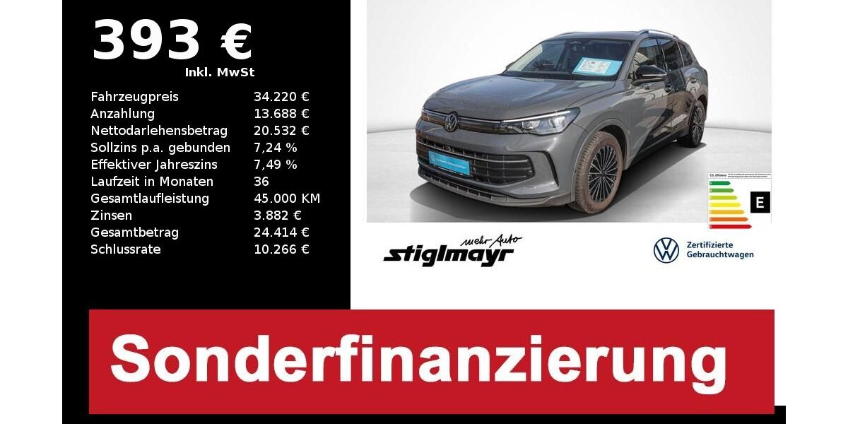 VW Tiguan 25.215 km 32.720 &euro; Schrobenhausen 86529