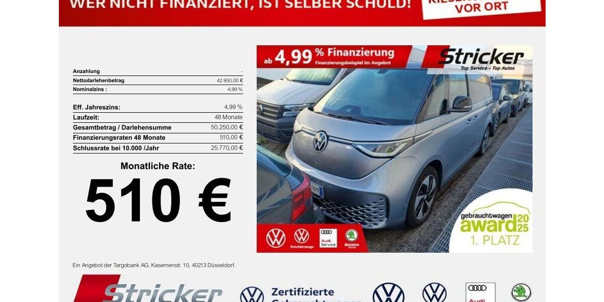 VW ID. Buzz 19.431 km 42.949 &euro; Horn-Bad Meinberg 32805
