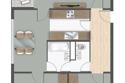 Wohnung Monheim am Rhein - 3 Zimmer, 80 m&sup2;, 260.000&euro; | Angebot:27623627