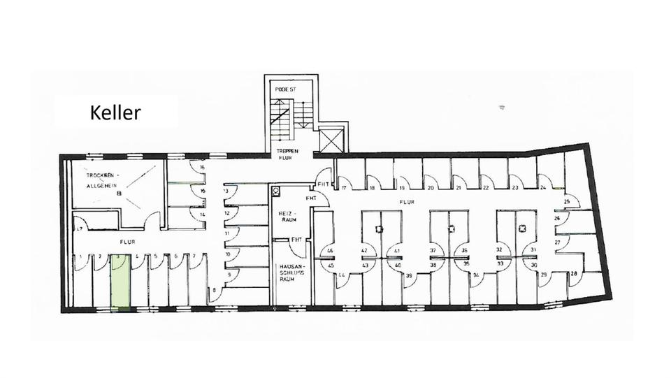 Etagenwohnung Kassel - 1 Zimmer, 23 m&sup2;, 74.000&euro; | Angebot:27121606