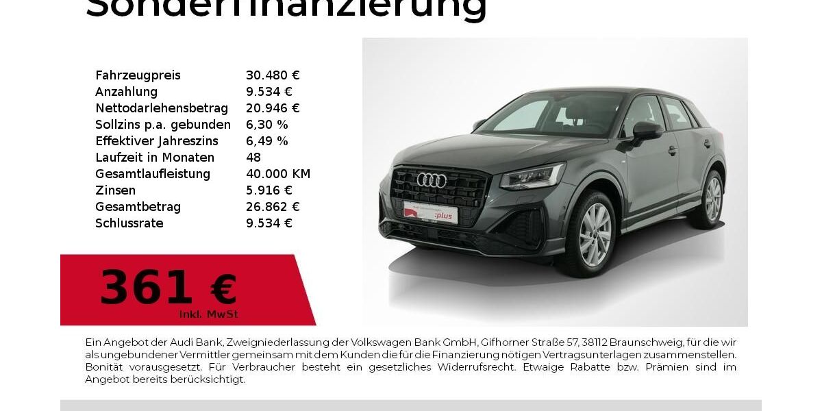 Audi Q2 25.200 km 30.480 &euro; Nürnberg 90411