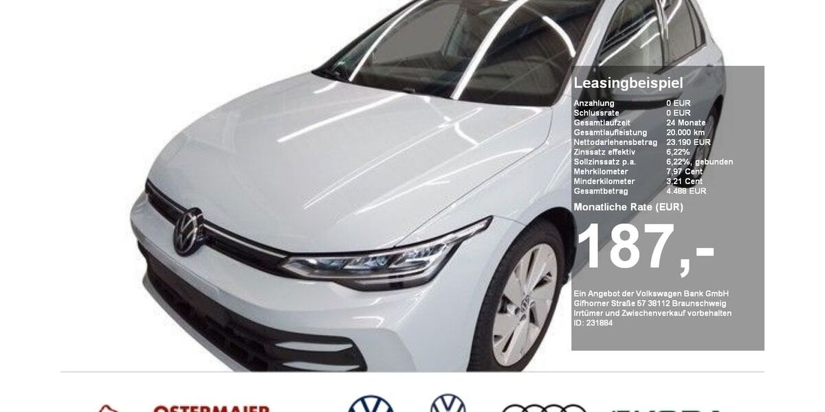 VW Golf 13.720 km 23.190 &euro; Eggenfelden 84307
