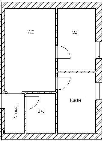 Dachgeschoßwohnung Eschenbach in der Oberpfalz - 2 Zimmer, 34 m&sup2;, 400&euro; | Angebot:26351858
