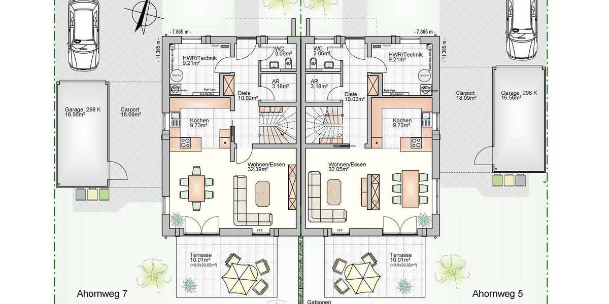 Doppelhaushälfte Rödental Waldsachsen - 4 Zimmer, 142 m&sup2;, 563.700&euro; | Angebot:26658393