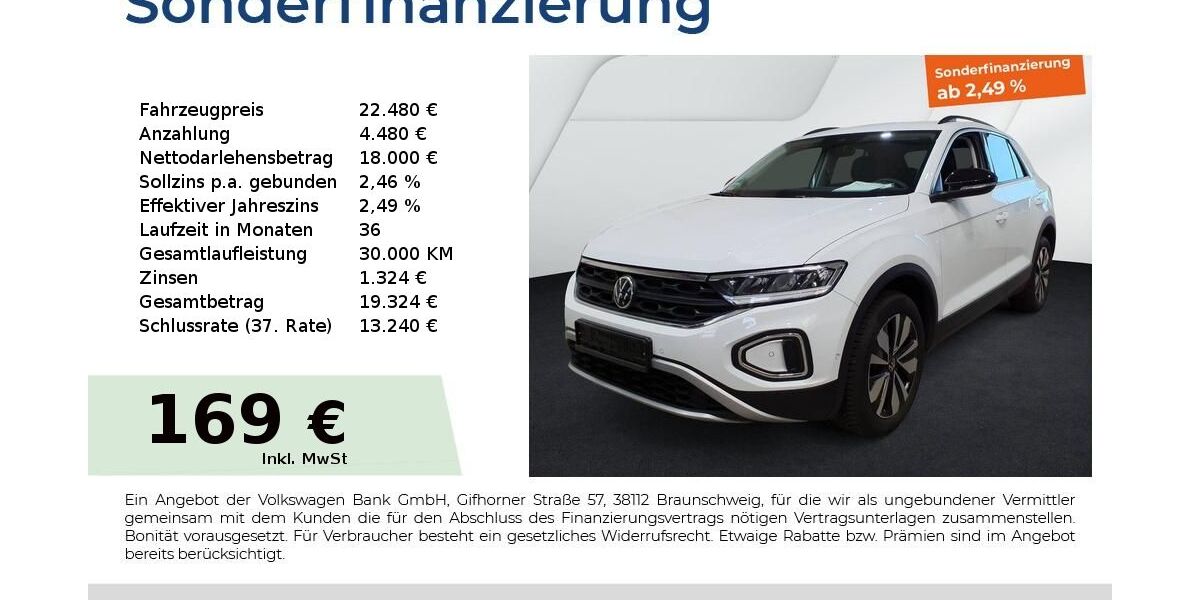 VW T-Roc 18.845 km 22.480 &euro; Fürth 90763