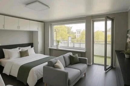 1 ZKB Möbliert mit Balkon Sauna und Schwimmbecken Zentral 1 zimmer