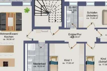 Wohnung Markranstädt - 4 Zimmer, 116 m&sup2;, 1.340&euro; | Angebot:24497536