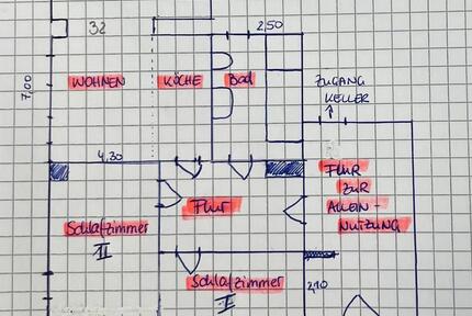 3 Raum Erdgeschoss Wohnung ca.71 qm