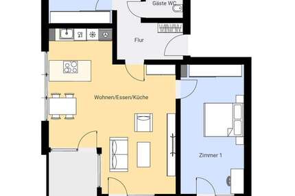 Wohnung Lindau Zech - 3 Zimmer, 100 m&sup2;, 1.370&euro; | Angebot:26836770
