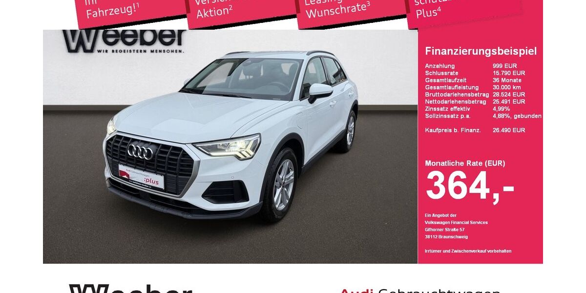Audi Q3 27.876 km 26.250 &euro; Weil der Stadt 71263