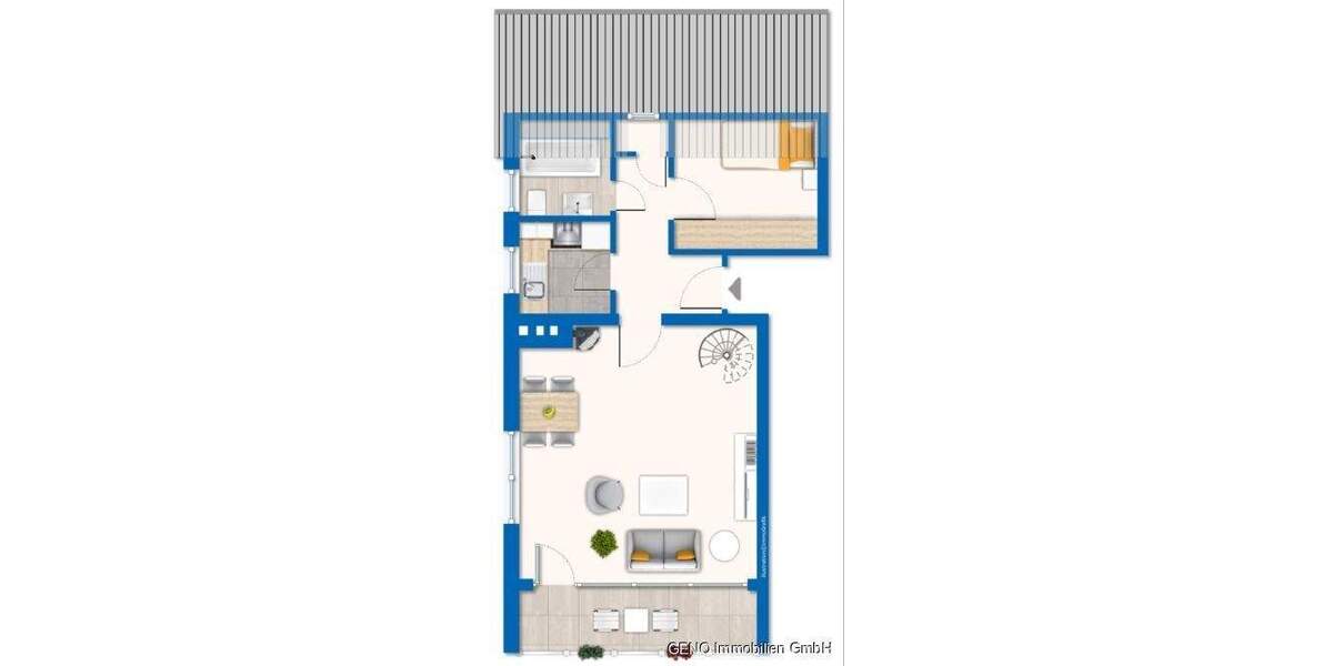 Etagenwohnung Ganderkesee Rethorn - 3 Zimmer, 73 m&sup2;, 169.000&euro; | Angebot:24675945