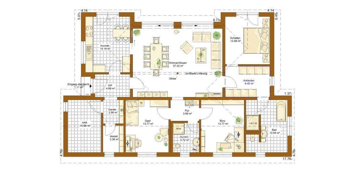 Bungalow Boxberg Wölchingen - 3 Zimmer, 144 m&sup2;, 546.000&euro; | Angebot:26258163