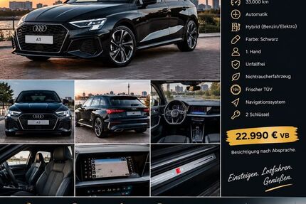 Audi A3 33.000 km 22.900 &euro; Berlin 12489