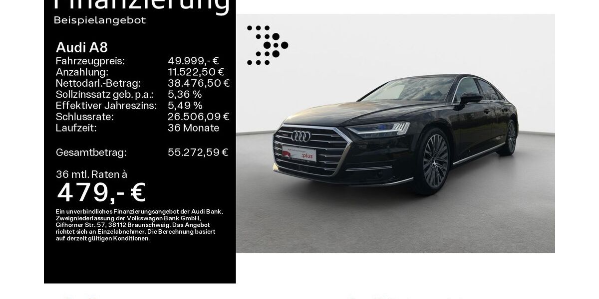 Audi A8 70.500 km 49.999 &euro; Hanau 63452