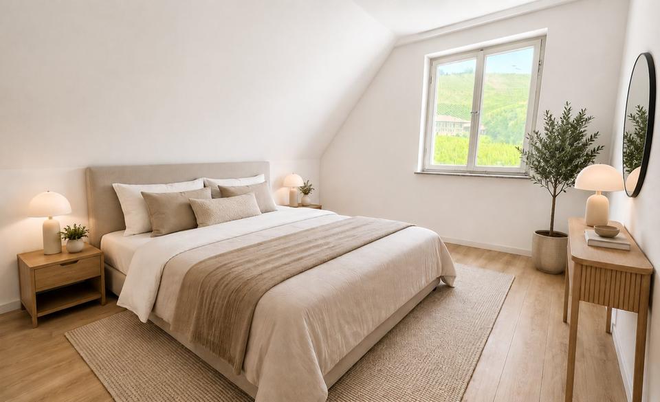 Dachgeschoßwohnung Stuttgart Luginsland - 2 Zimmer, 46 m&sup2;, 230.000&euro; | Angebot:26712112