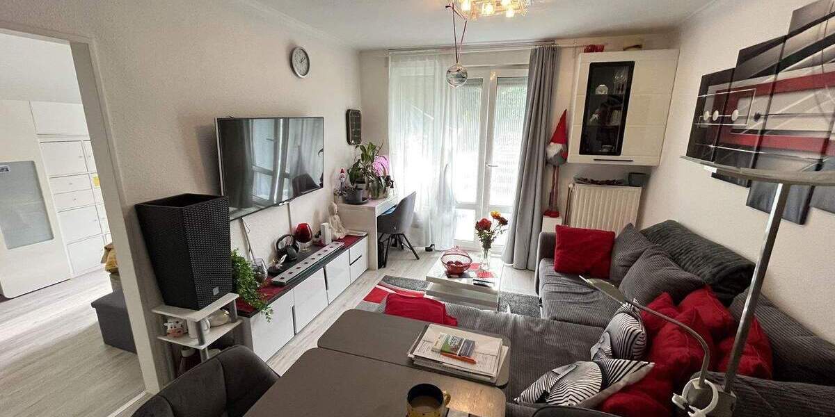 Etagenwohnung Leverkusen Schlebusch - 2 Zimmer, 47 m&sup2;, 199.000&euro; | Angebot:25675622