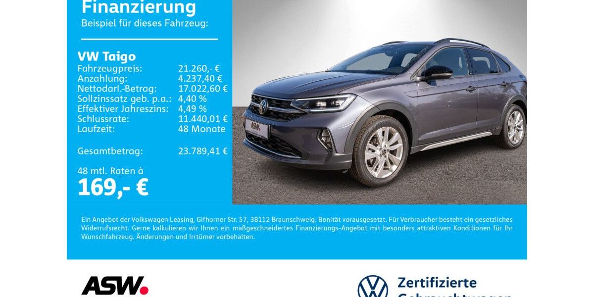 VW Taigo 23.800 km 21.260 &euro; Neckarsulm 74172