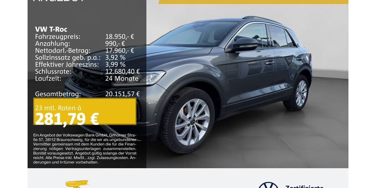VW T-Roc 77.550 km 17.650 &euro; Duisburg 47059