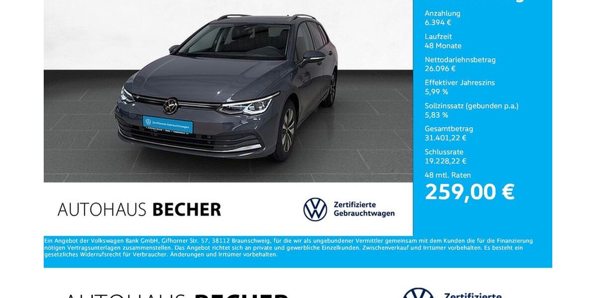 VW Golf 24.736 km 32.490 &euro; Wesel 46485