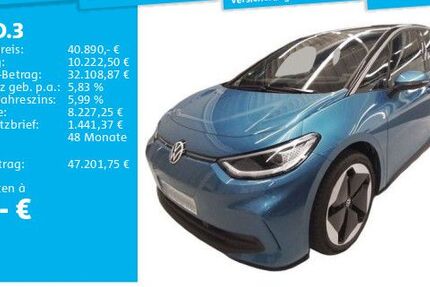 VW ID.3 4.488 km 40.380 &euro; Hannover 30655