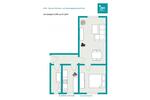 Etagenwohnung Borna - 2 Zimmer, 47 m&sup2;, 290&euro; | Angebot:25795868