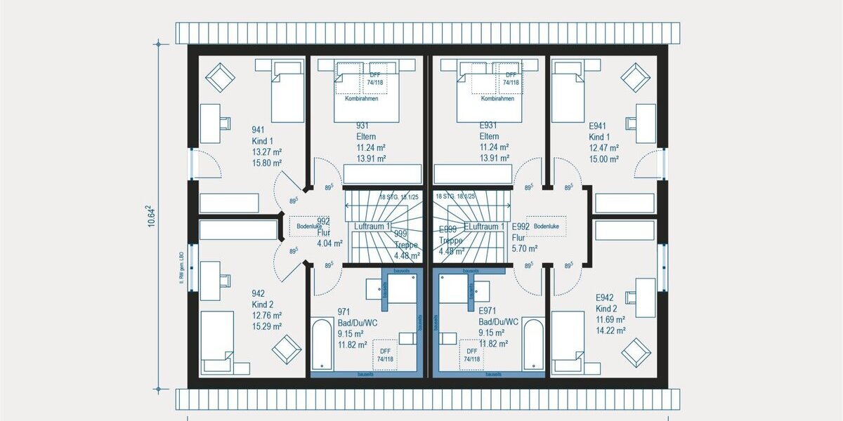 Modernes Doppelhaus in Nürnberg - Individuell geplant, hochwertig gebaut - Doppelhaushälfte Nürnberg Zerzabelshof | Angebot:27329659
