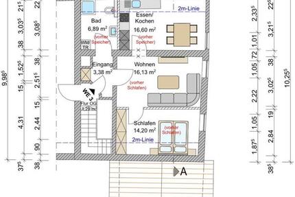 Wohnung Eggenfelden - 2 Zimmer, 55 m&sup2;, 550&euro; | Angebot:26394219