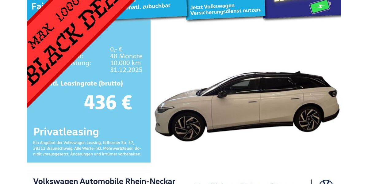 VW ID.7 24.203 km 45.999 € Mannheim 68309