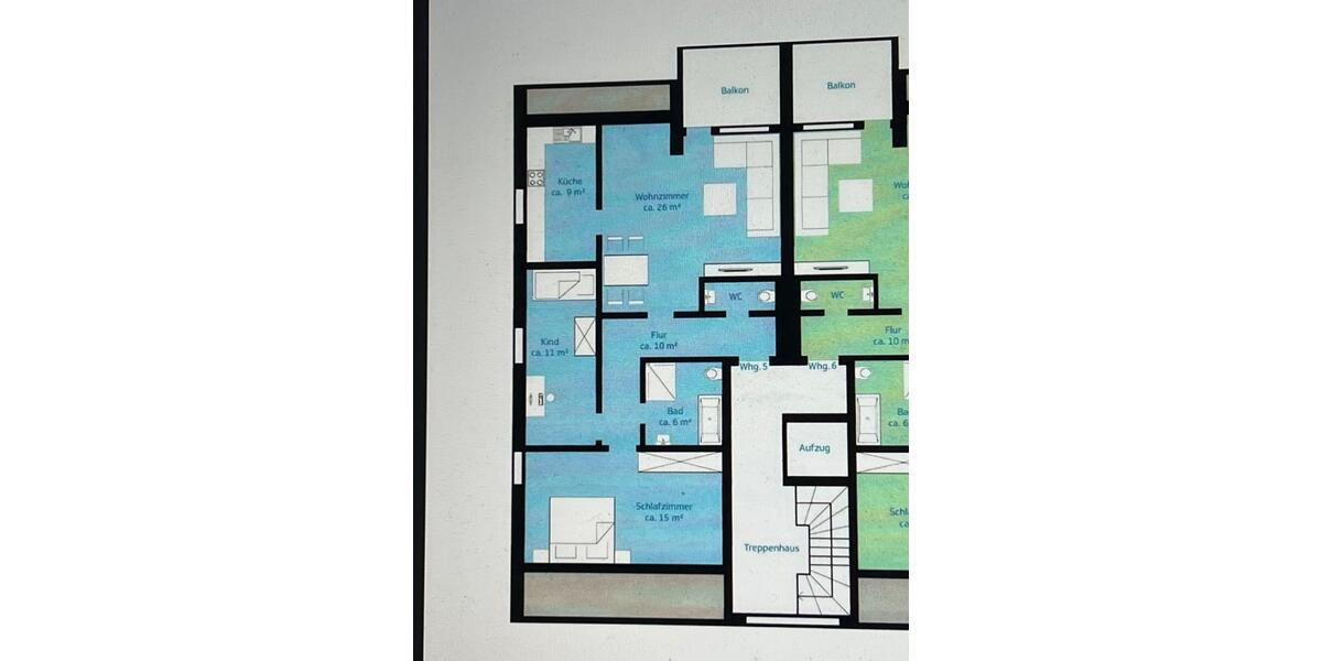 Dachgeschoßwohnung Schloß Holte-Stukenbrock Stukenbrock - 3 Zimmer, 82 m&sup2;, 249.000&euro; | Angebot:23190968