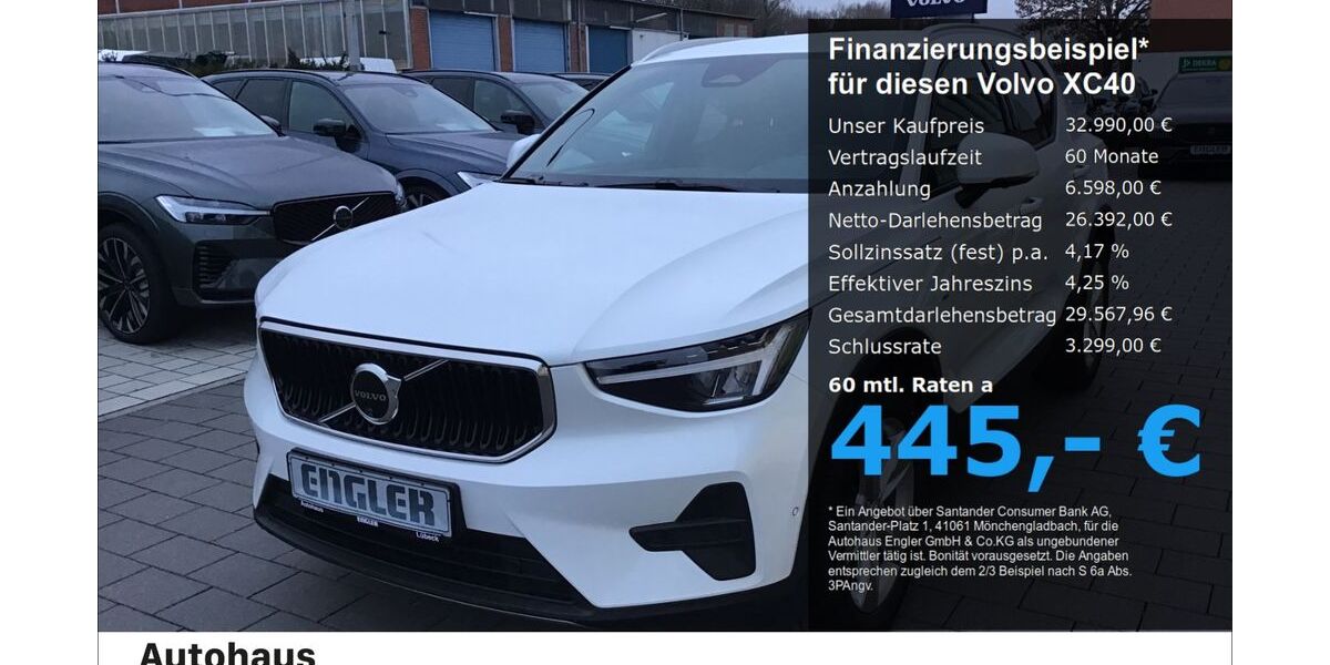 Volvo XC40 25.469 km 32.990 &euro; Lübeck 23566