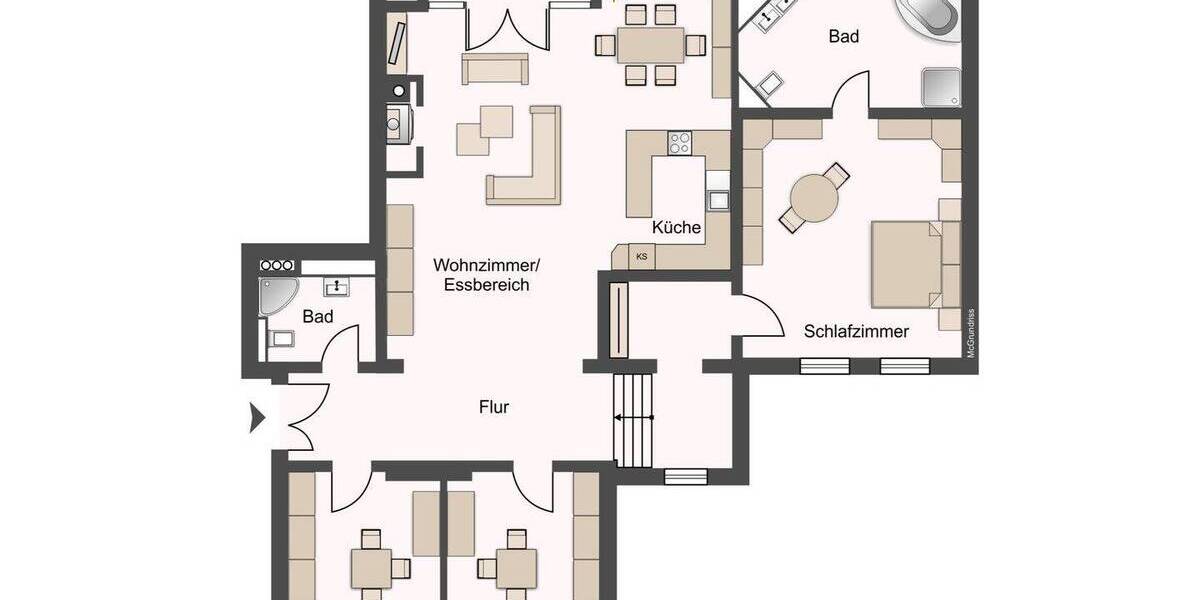Etagenwohnung Leipzig Schönefeld-Abtnaundorf - 4 Zimmer, 141 m&sup2;, 790.000&euro; | Angebot:26343604