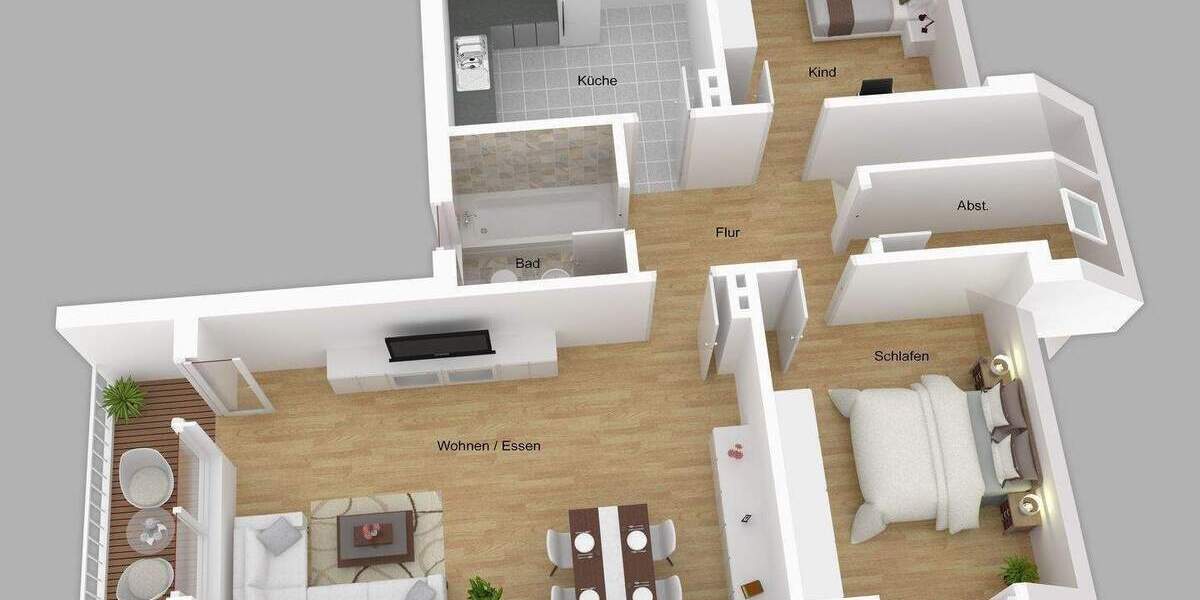 Gepflegtes Zweifamilienhaus mit großem Wintergarten in idyllischer Lage von Bad Münder-Böbber 6 zimmer