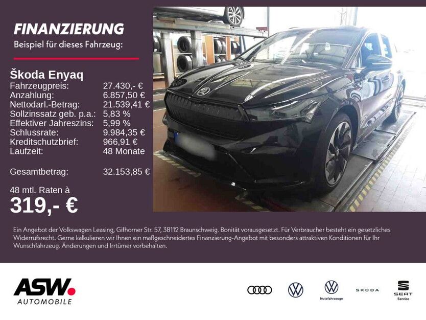 Skoda Enyaq 38.500 km 27.430 € Weinsberg 74189