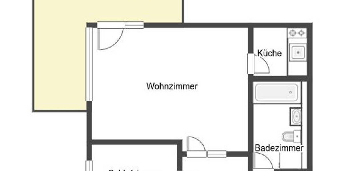 Etagenwohnung Dresden Pennrich - 2 Zimmer, 62 m&sup2;, 149.900&euro; | Angebot:26308503