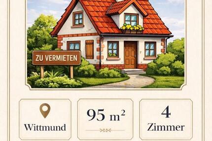 Haus Wittmund - 4 Zimmer, 95 m&sup2;, 1.200&euro; | Angebot:24658250