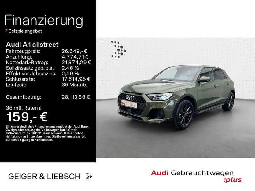 Audi A1 10.700 km 26.649 € Linsengericht 63589