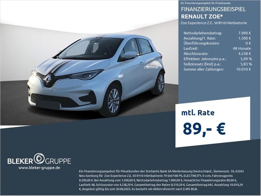 Renault ZOE 92.098 km 7.780 € Borken 46325