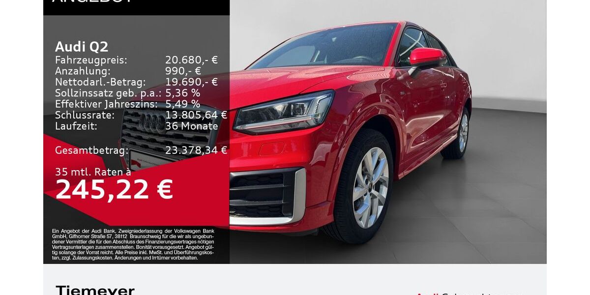 Audi Q2 51.853 km 20.680 &euro; Dorsten 46284