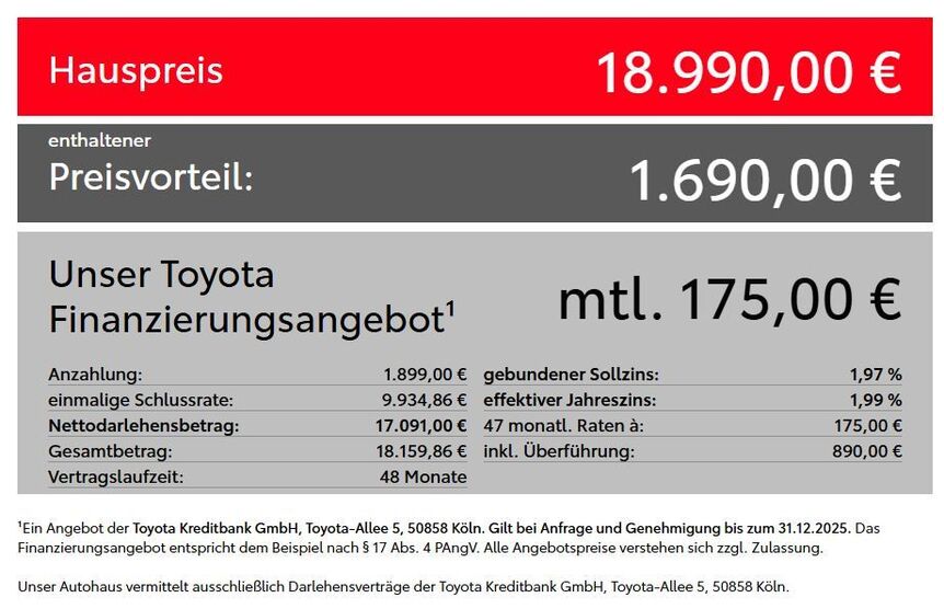 Toyota Aygo (X) 2.500 km 18.990 € Bad Birnbach 84364