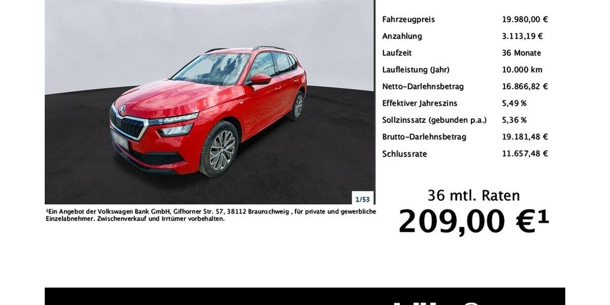 Skoda Kamiq 36.803 km 19.980 &euro; Trier 54292