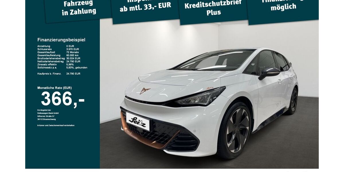 Cupra Born 34.125 km 24.548 &euro; Kempten 87437