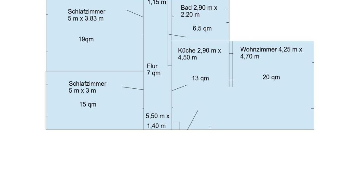 Schöne 3 Zimmer KB Wohnung 80 qm + Garagenstellplatz in Fell 3 zimmer