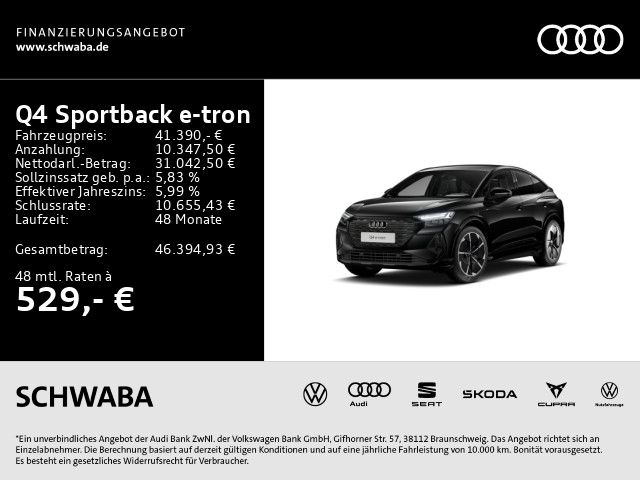 Audi Q4 e-tron 45.100 km 41.390 &euro; Gersthofen 86368