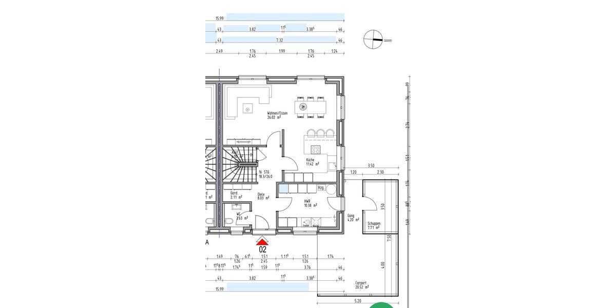 Doppelhaushälfte in Huntlosen – moderne Neubau-DHH mit Garten 4 zimmer