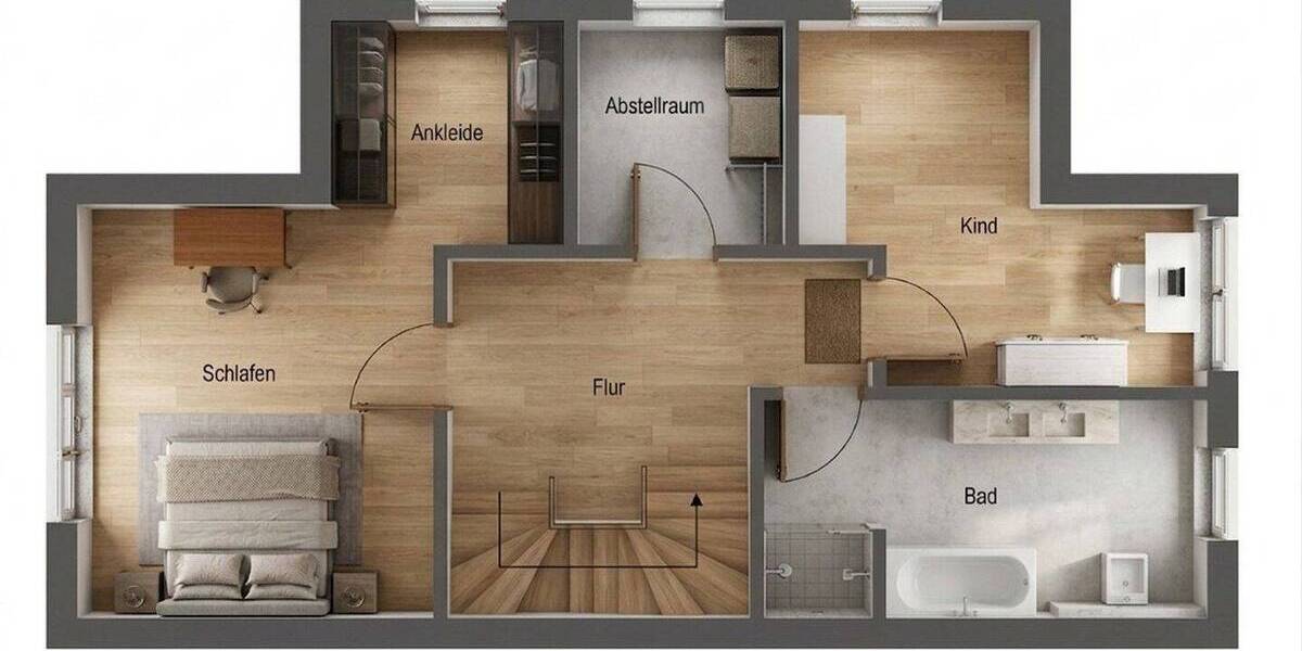 Reihenendhaus Jesewitz Gallen - 4 Zimmer, 135 m&sup2;, 1.790&euro; | Angebot:26016193