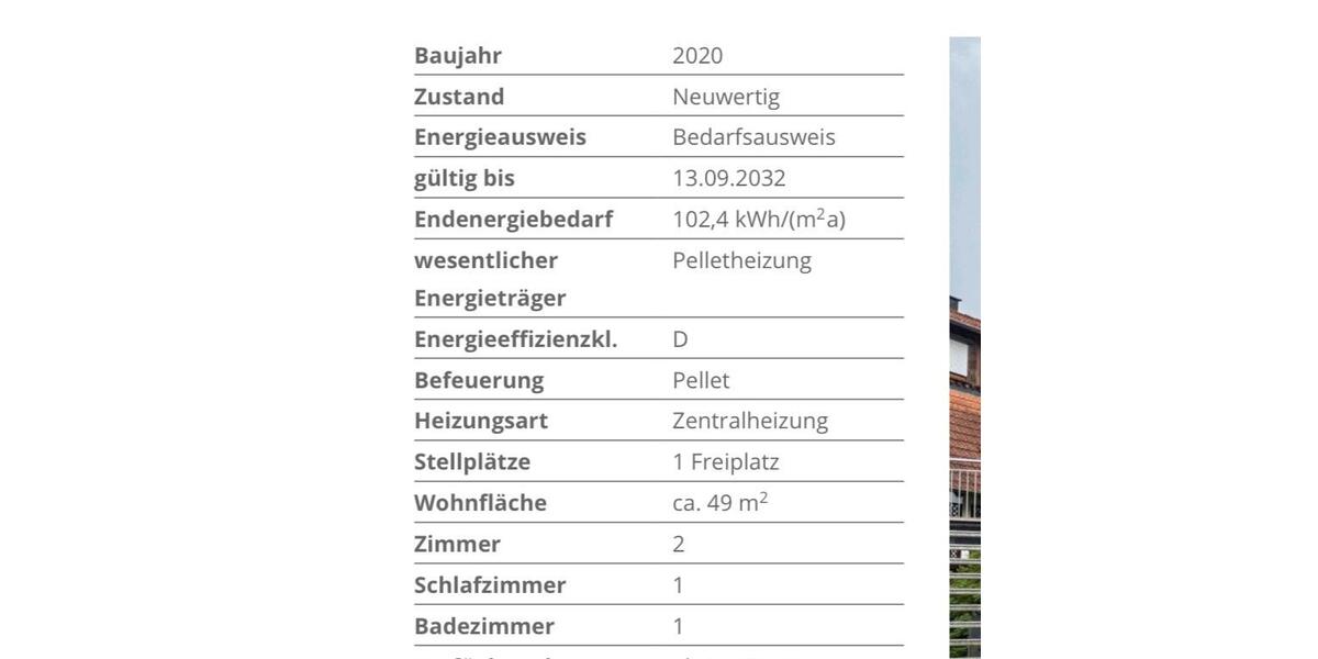 Dachgeschoßwohnung Murrhardt - 2 Zimmer, 49 m&sup2;, 750&euro; | Angebot:24511757
