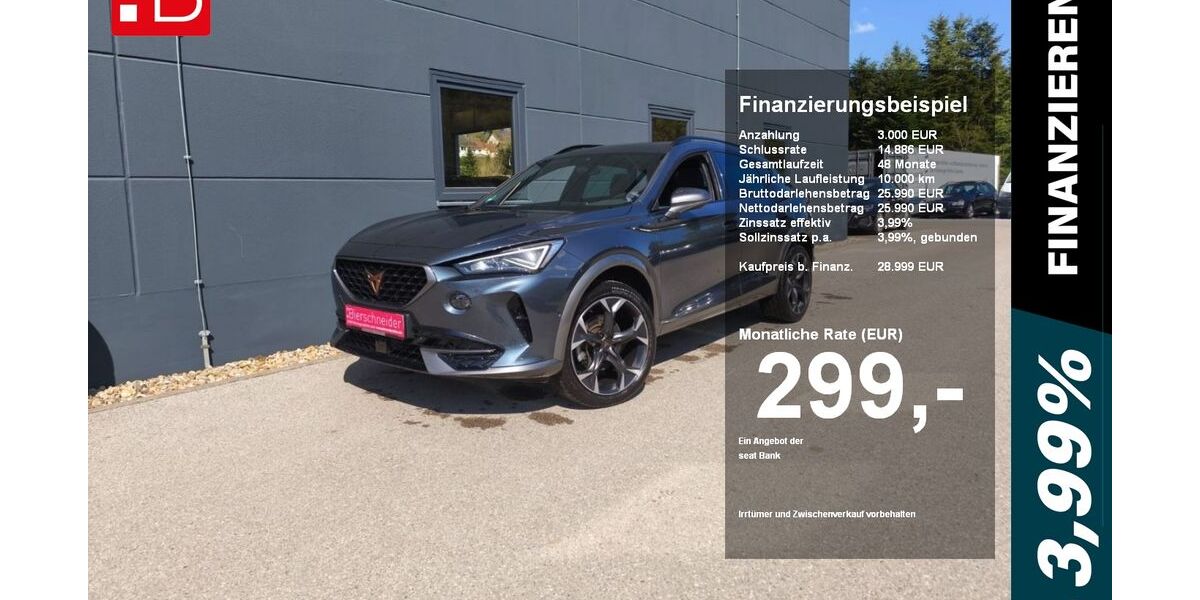 Cupra Formentor 38.429 km 28.999 &euro; Riedenburg 93339